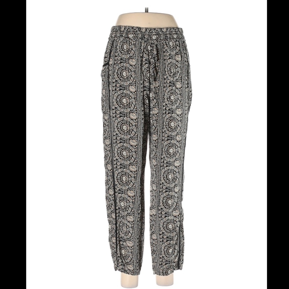 Pattern Tapered Leg Pants